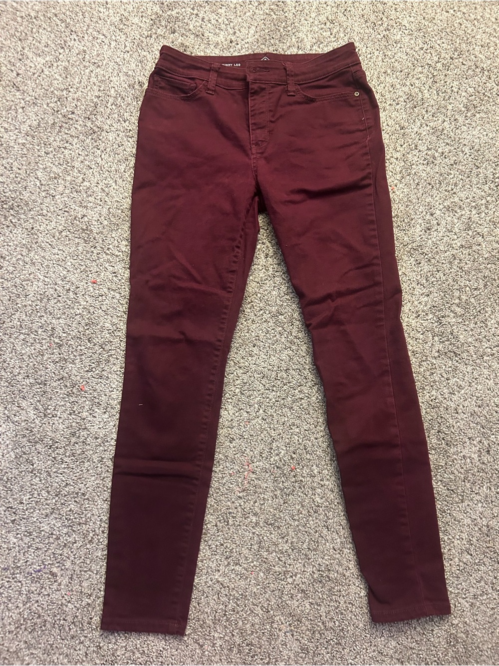 St. John's Bay Maroon Stretch Pants